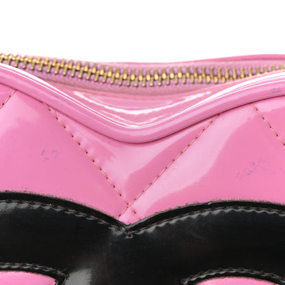 Chanel Patent Quilted CC Barbie Heart Vanity Case Pink 25 of 25