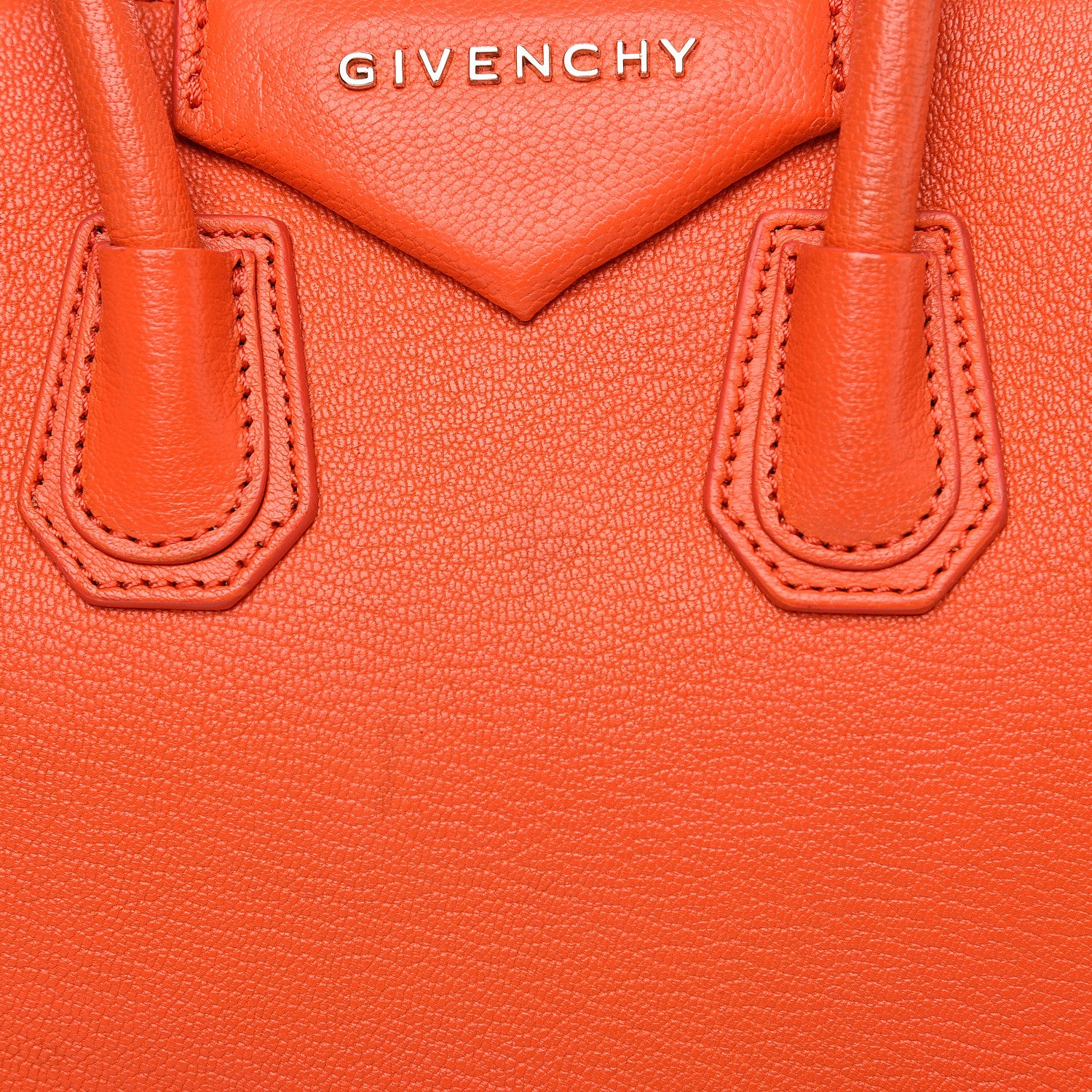 Givenchy Sugar Goatskin Mini Antigona Burnt Orange 9 of 13