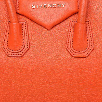 Givenchy Sugar Goatskin Mini Antigona Burnt Orange 9 of 13
