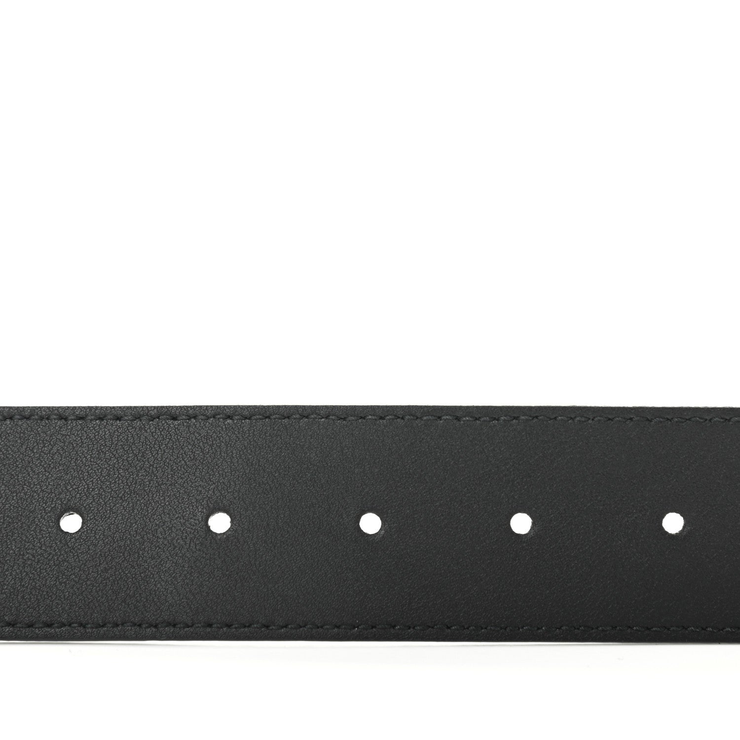 Gucci Textured Calfskin Double G 40mm Belt 80 32 Black 4 of 8