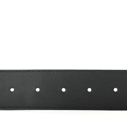 Gucci Textured Calfskin Double G 40mm Belt 80 32 Black 4 of 8