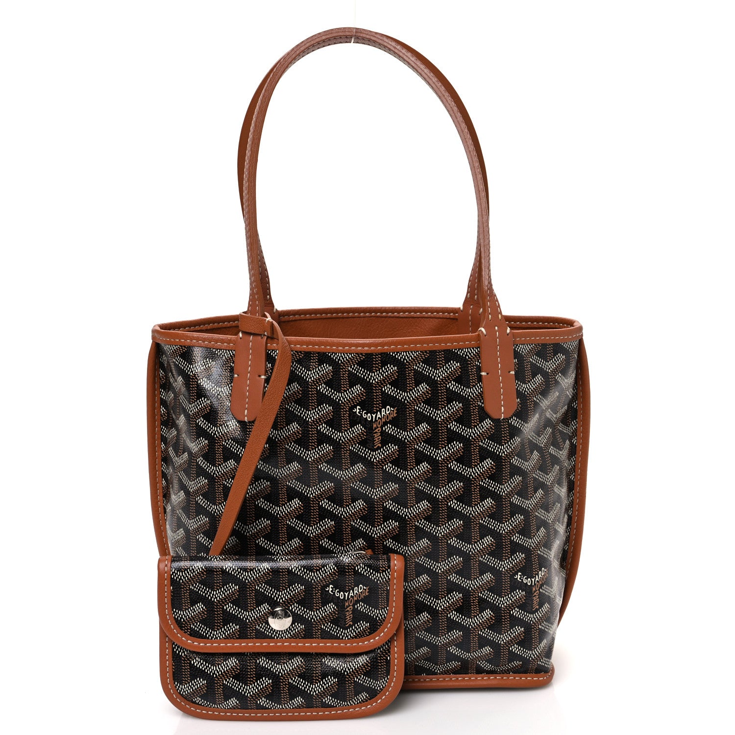Goyard Goyardine Reversible Mini Anjou Black Gold 2 of 18