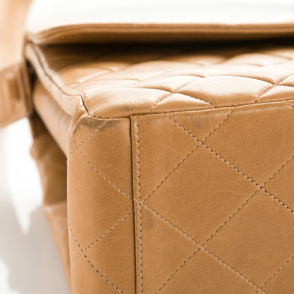 Chanel Lambskin Quilted Shoulder Bag Beige 5 of 10