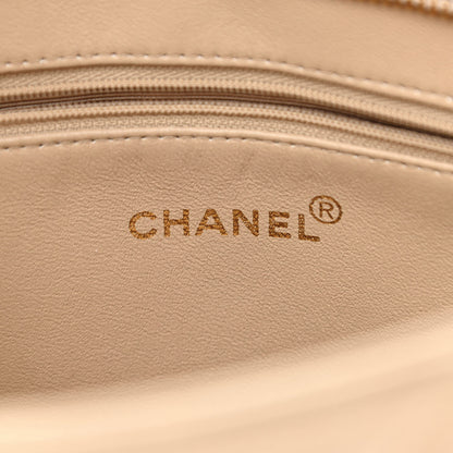 Chanel Lambskin Quilted Medallion Tote Light Beige 6 of 15