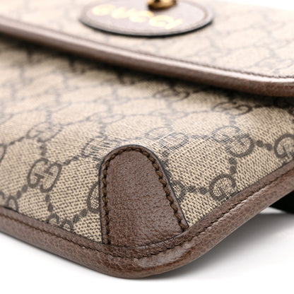 Gucci GG Supreme Monogram Neo Vintage Web Belt Bag Brown 10 of 13