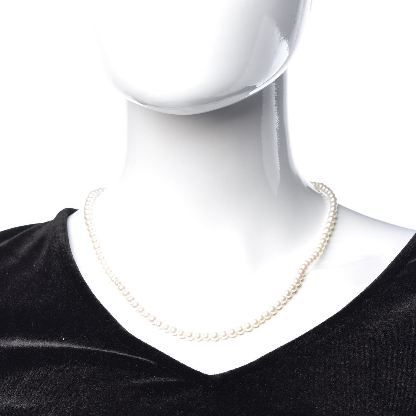 Sterling Silver Freshwater Pearl 5-6mm Ziegfeld Necklace