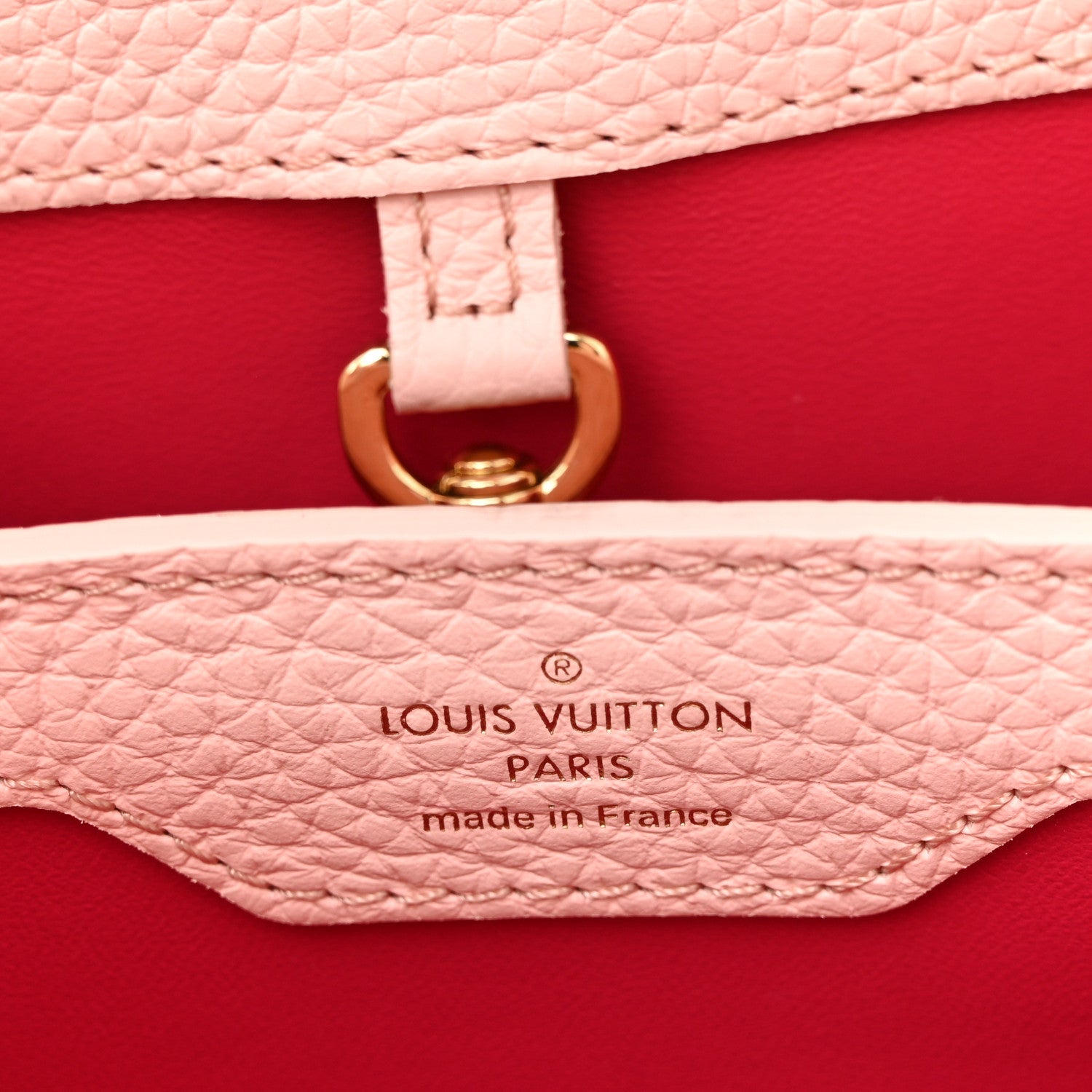 Louis Vuitton Taurillon Resin Murano Capucines BB Rose Jasmin 6 of 9