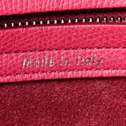 Celine Grained Calfskin Medium Phantom Luggage Fuchsia 5 of 10