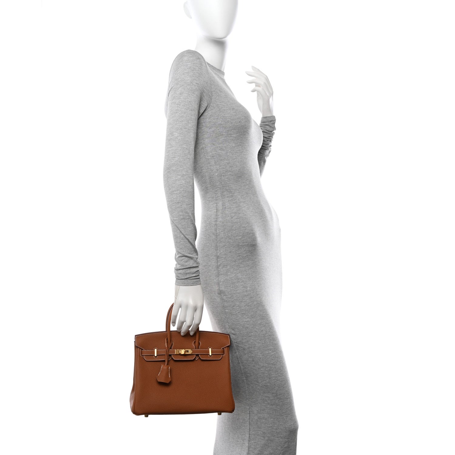 Hermes Togo Birkin 25 Gold 2 of 11