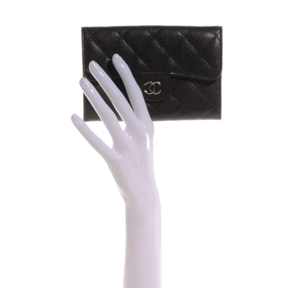 Chanel Caviar Medium Compact Wallet Brown 2 of 9