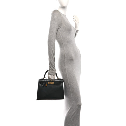 Hermes Box Kelly Sellier 28 Black 2 of 11