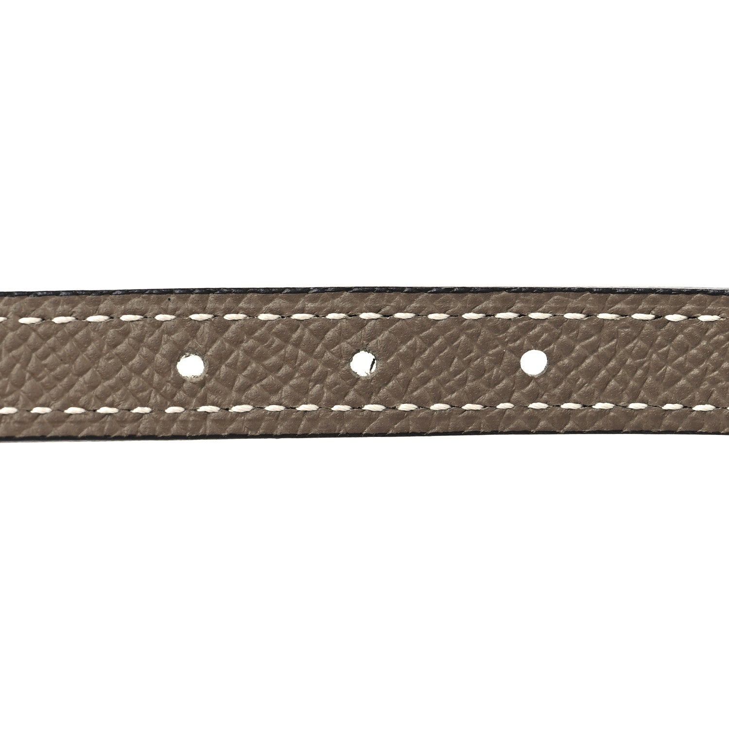 Hermes Epsom 18mm Belt Etoupe Black 5 of 6