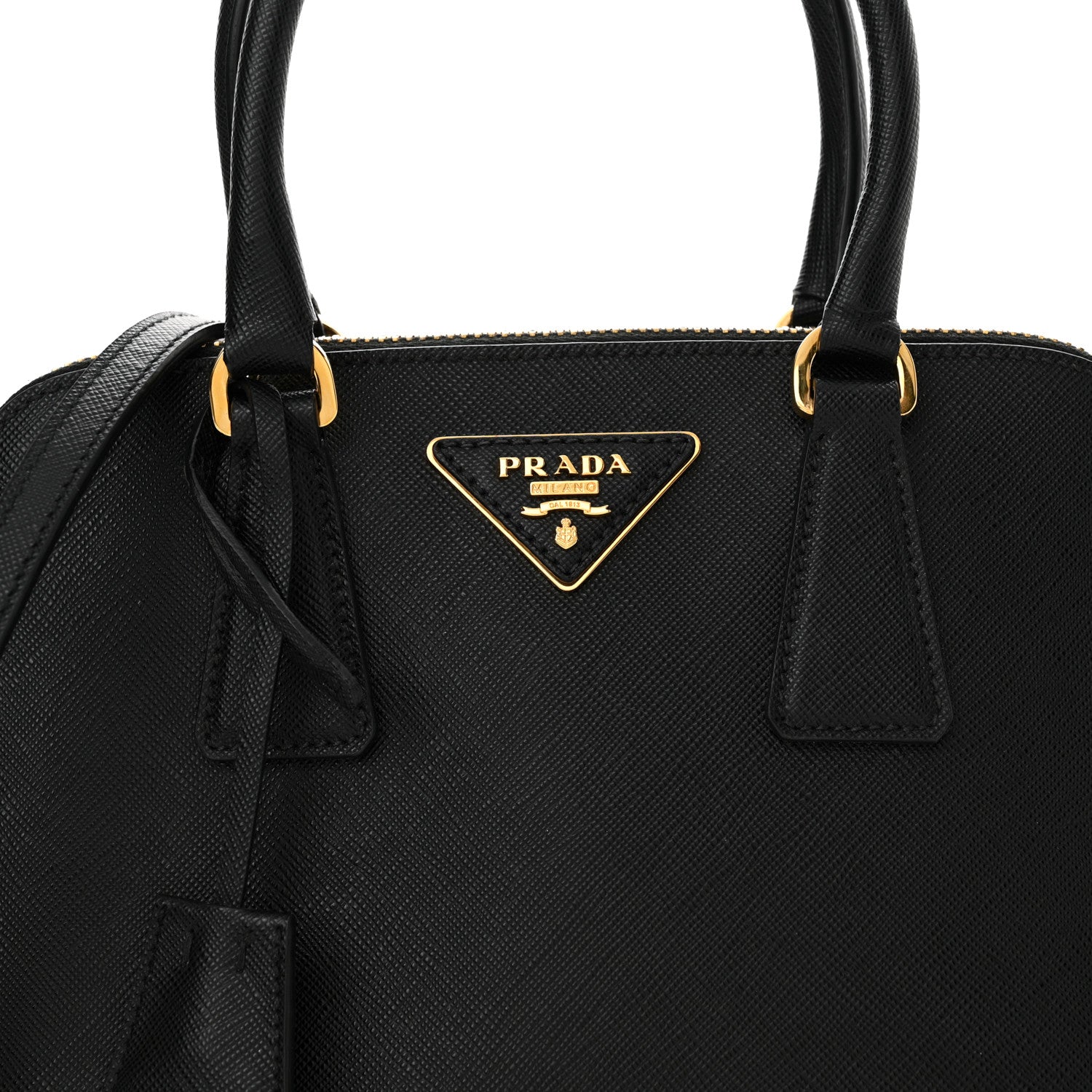 Prada Saffiano Lux Small Promenade Tote Black 7 of 11