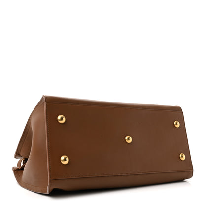 Saint Laurent Calfskin Small Classic Y Cabas Cognac 9 of 34