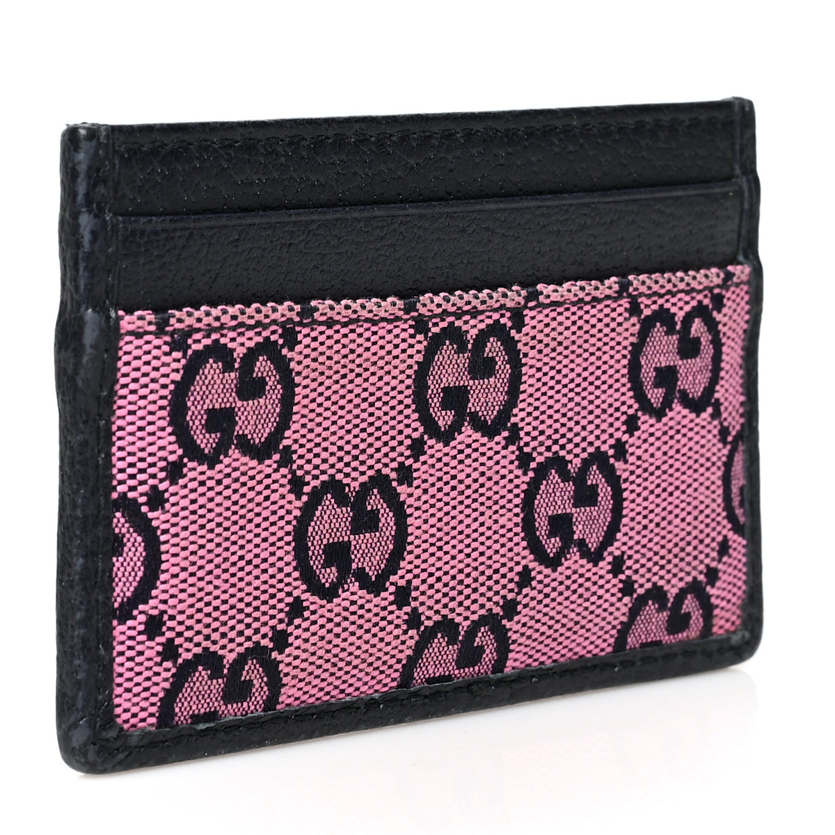 Monogram Multicolor Retro Interlocking G Card Holder Pink Blue