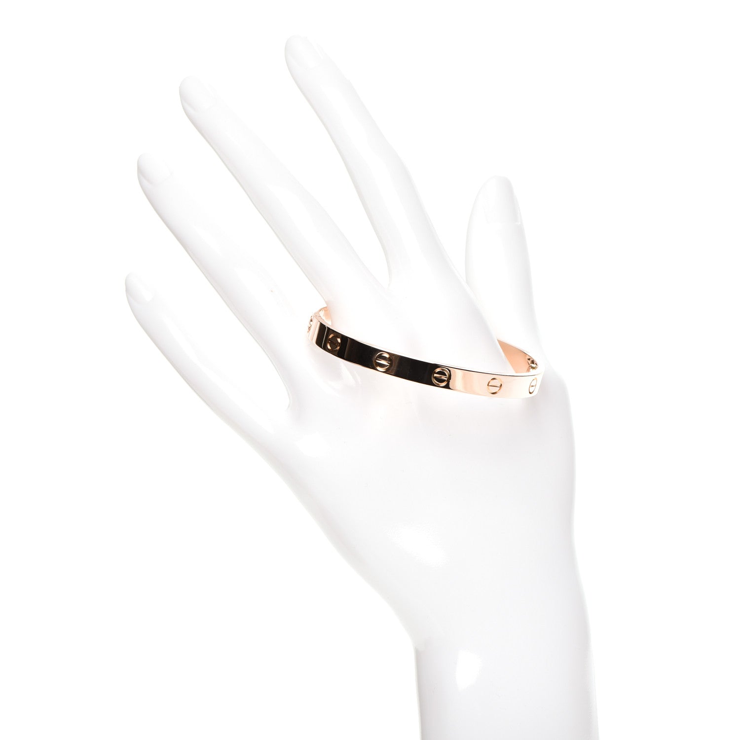 Cartier 18K Pink Gold LOVE Bracelet 17 2 of 7