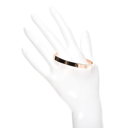 Cartier 18K Pink Gold LOVE Bracelet 17 2 of 7