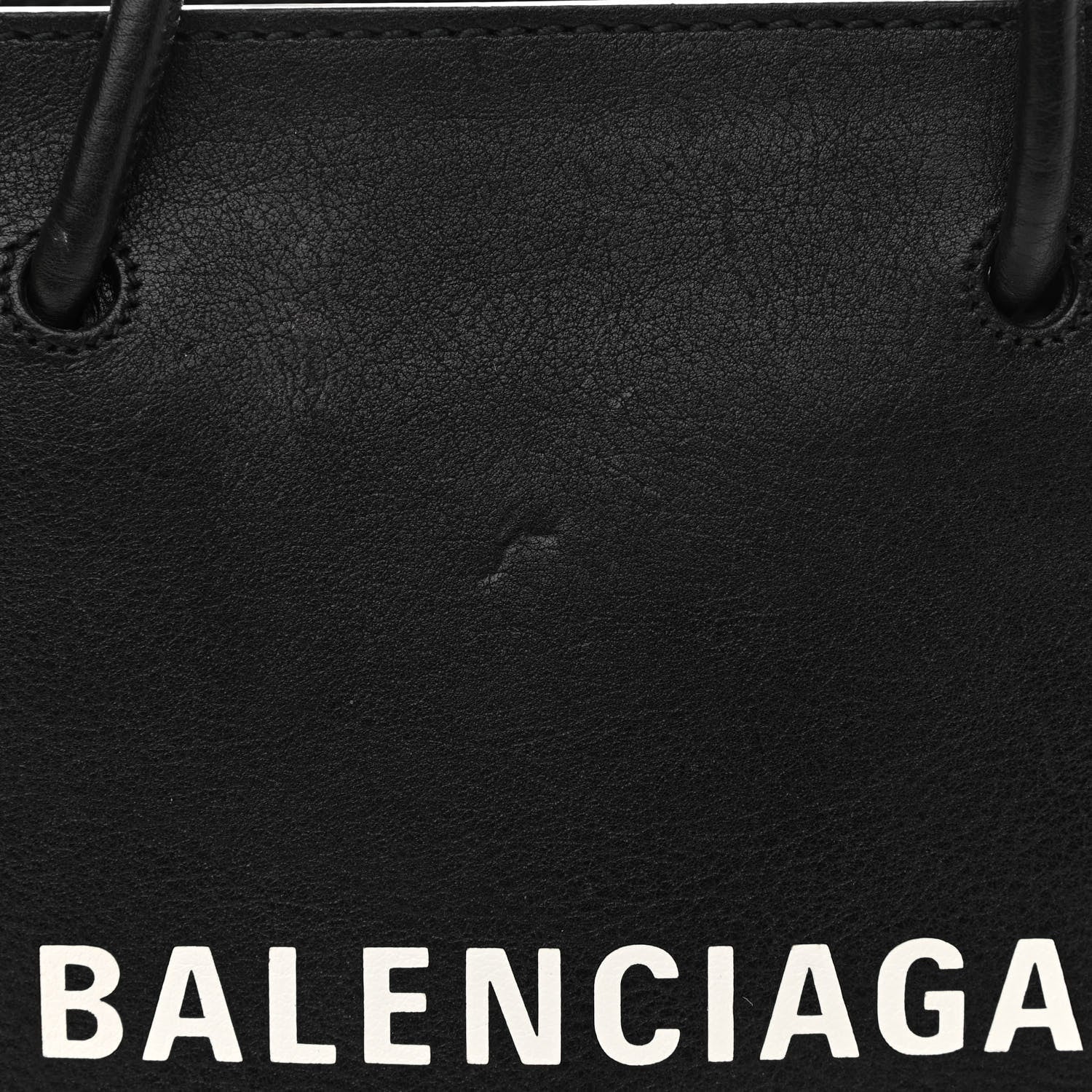 Balenciaga Calfskin Logo XXS Shopping Tote Black 23 of 23