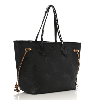 Louis Vuitton Empreinte Monogram Giant Wild At Heart Neverfull MM Black 3 of 9