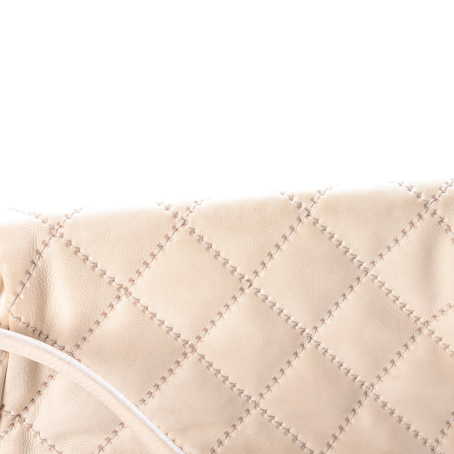 Chanel Calfskin Quilted Retro Chain Flap Beige 18 of 27