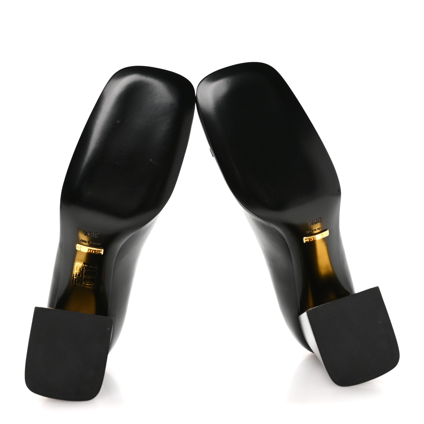 Malaga Kid Horsebit 75mm Pumps 38.5 Black