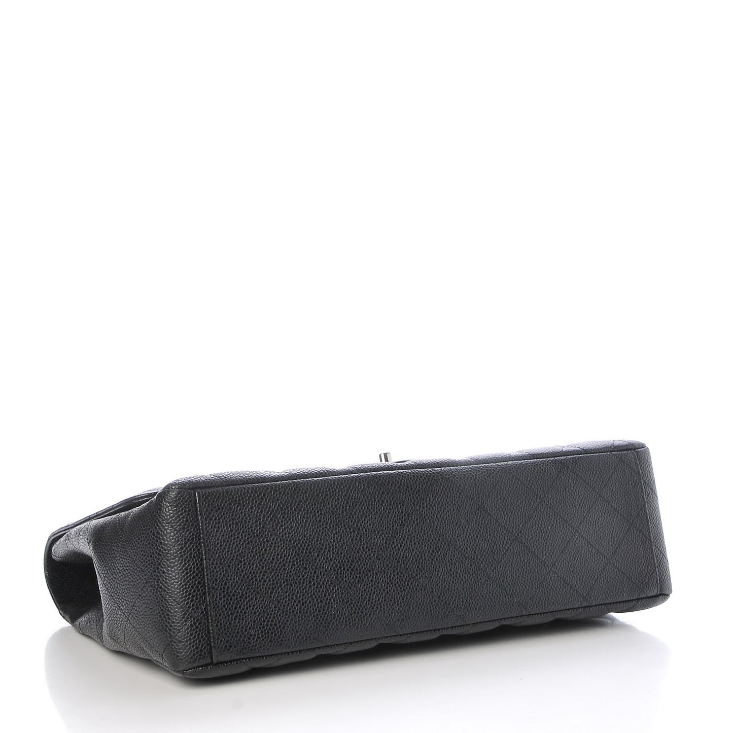 Caviar Quilted Maxi Single Flap Black