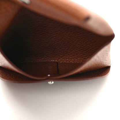 Hermes Barenia Faubourg Bastia Coin Purse Fauve 5 of 6