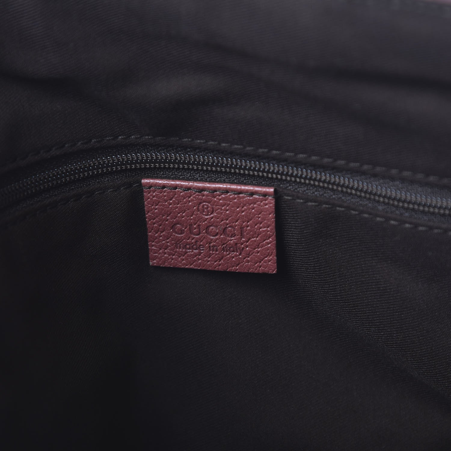 Gucci Suede Guccissima Abbey Tote Pink 8 of 10