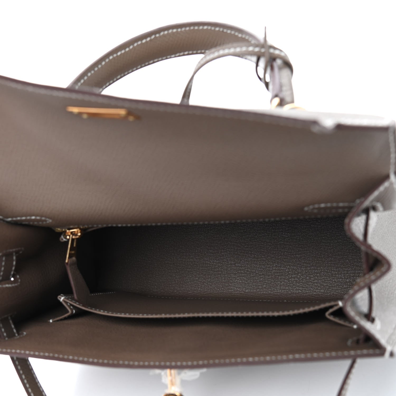 Hermes Epsom Kelly Sellier 25 Etoupe 5 of 11