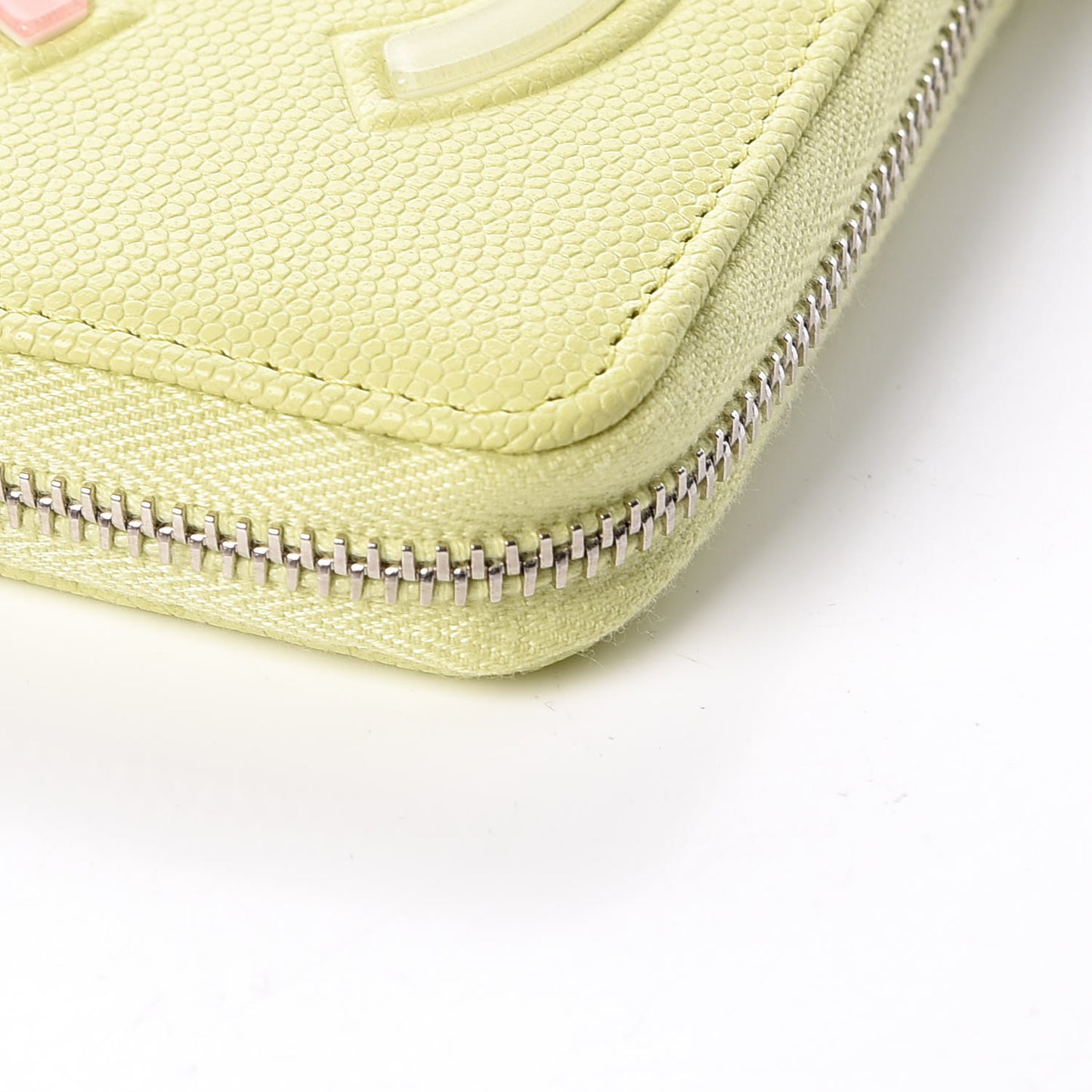 Caviar Key Holder Case Light Pink Light Green