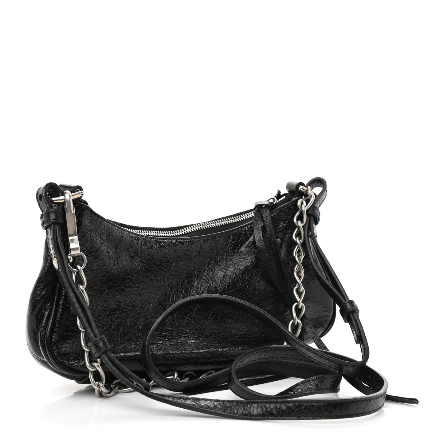 Agneau Arena Le Cagole Mini Purse With Chain Black