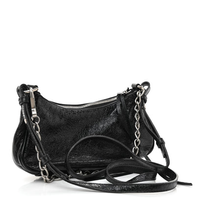 Balenciaga Agneau Arena Le Cagole Mini Purse With Chain Black 3 of 10