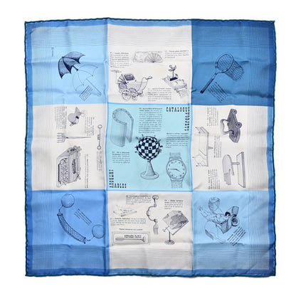 Hermes Silk Gavroche Les Objets Introuvables Scarf 45 1 of 6