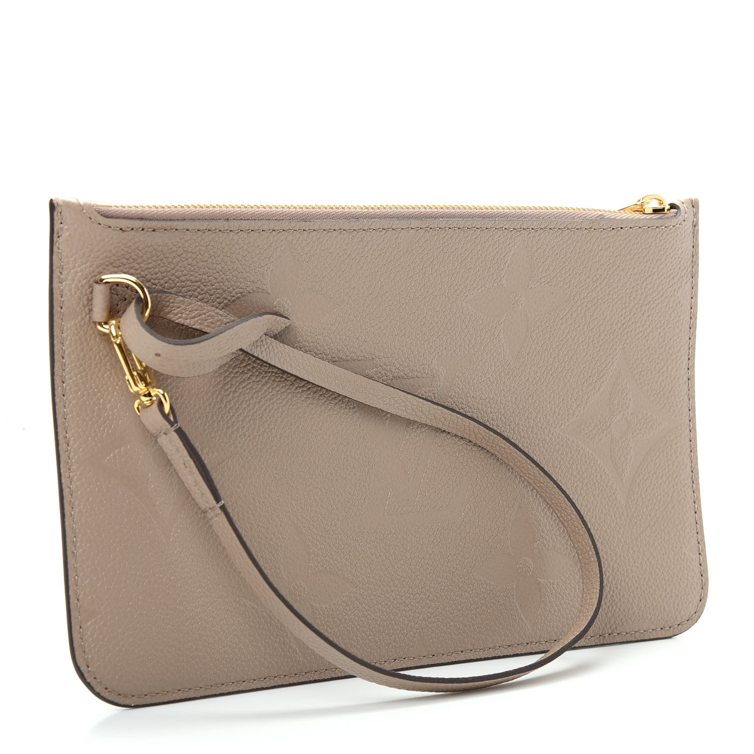 Louis Vuitton Empreinte Monogram Giant Neverfull MM Pochette Tourterelle 3 of 6