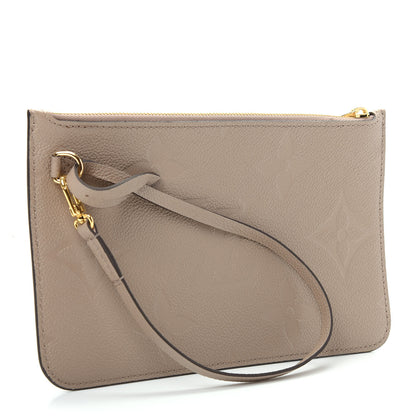 Louis Vuitton Empreinte Monogram Giant Neverfull MM Pochette Tourterelle 3 of 6