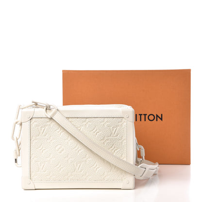 Louis Vuitton Taurillon Monogram Solar Ray Soft Trunk Powder White 10 of 10