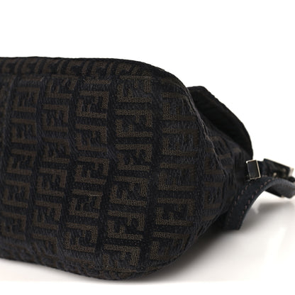 Fendi Zucchino Vitello Mini Mama Baguette Black Moro 9 of 10