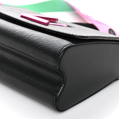 Louis Vuitton Epi Twist Shoulder Bag MM Black Rose 9 of 9