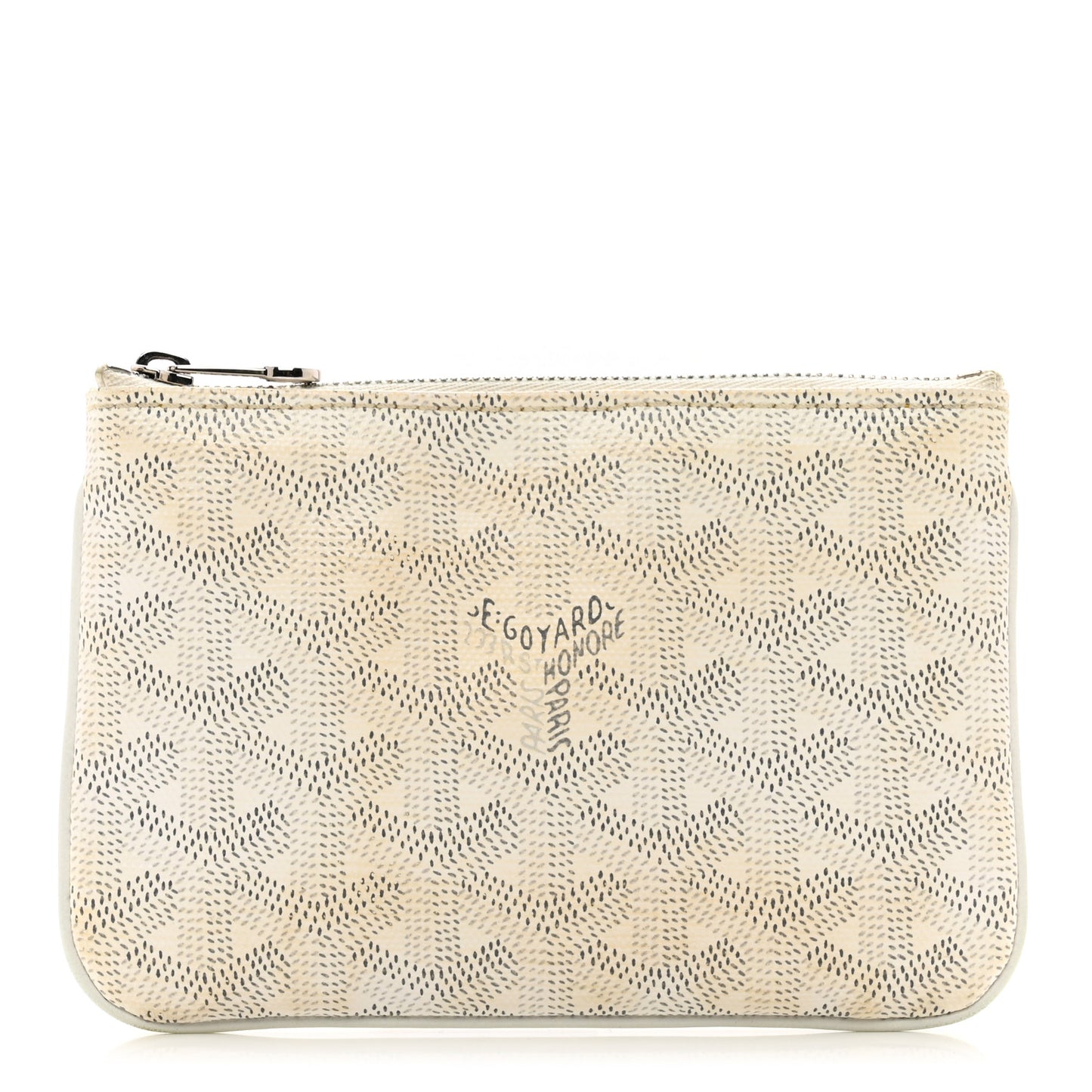 Goyardine Mini Senat Pochette White