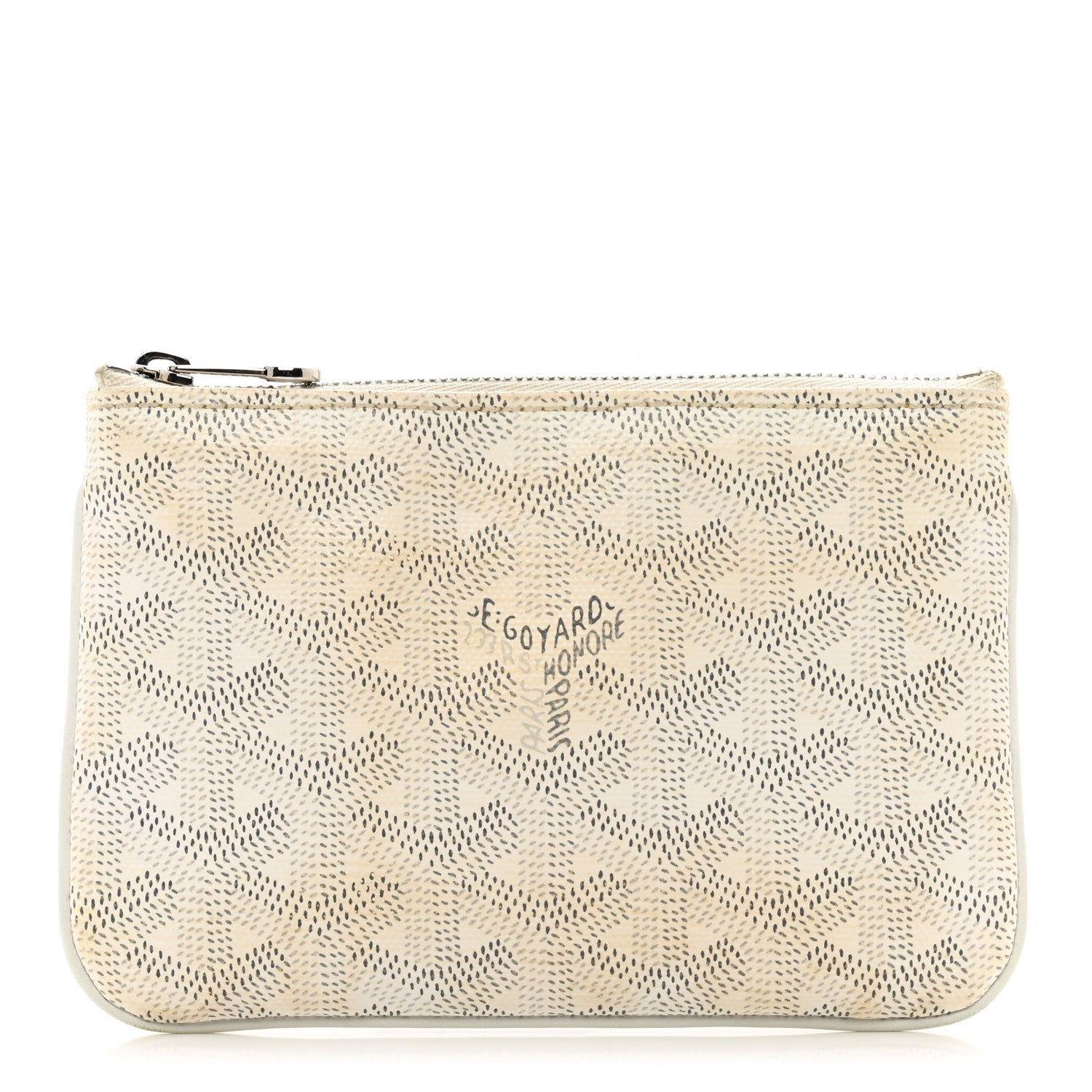 Goyard Goyardine Mini Senat Pochette White 1 of 9
