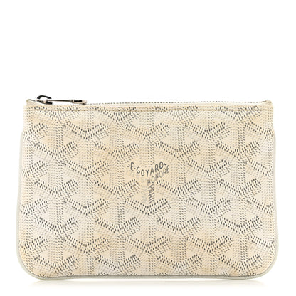 Goyard Goyardine Mini Senat Pochette White 1 of 9