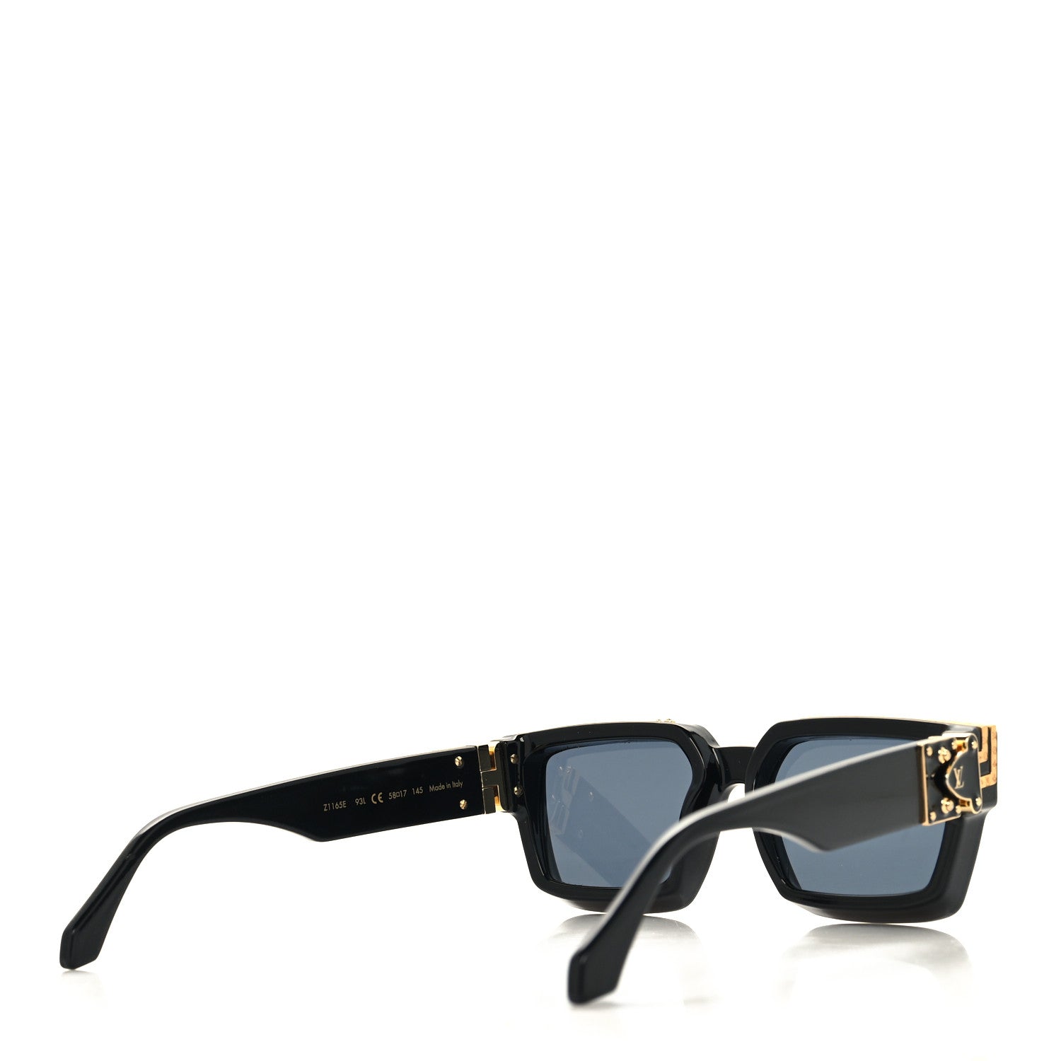 Louis Vuitton Acetate 1.1 Millionaires Sunglasses Z1165E Black 4 of 8
