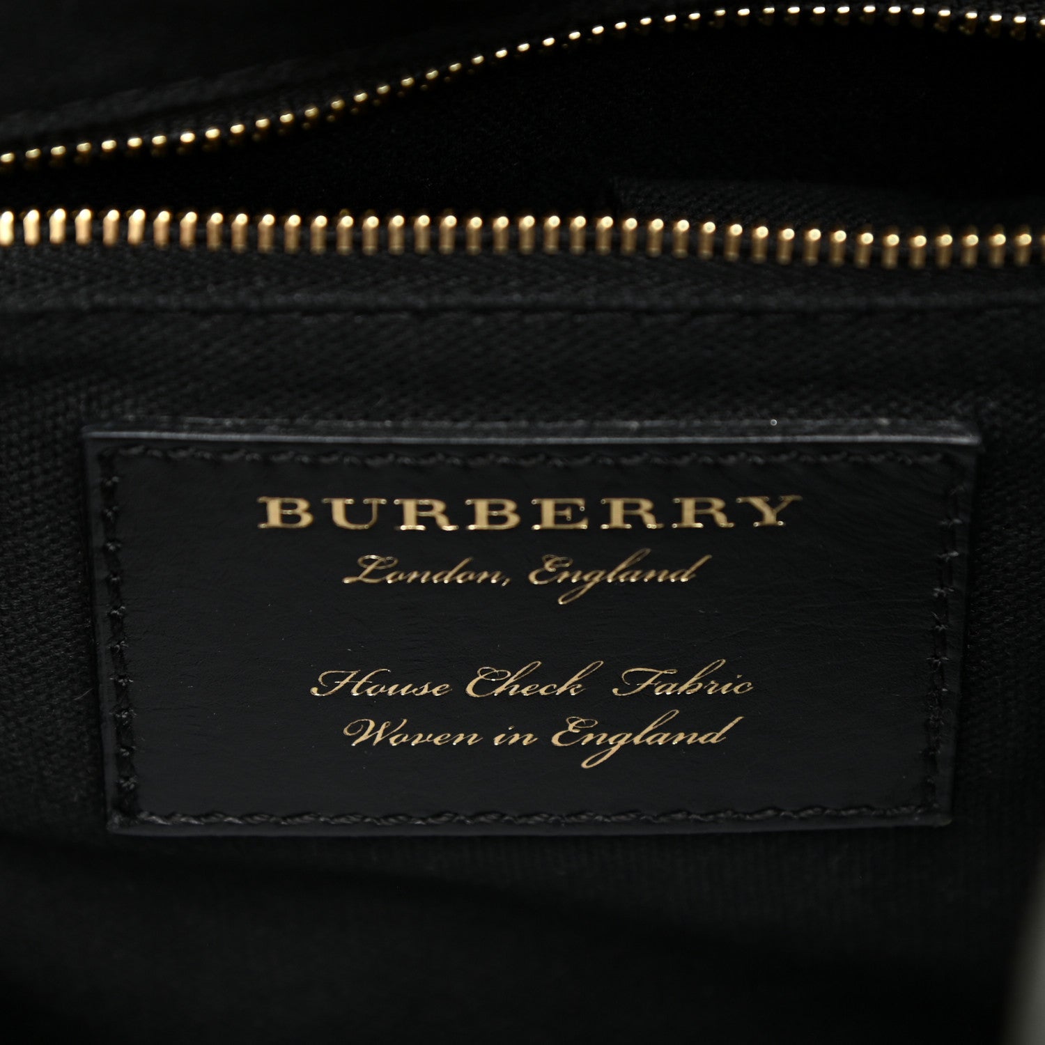 Burberry Grainy Calfskin House Check Small Canterbury Black 6 of 17
