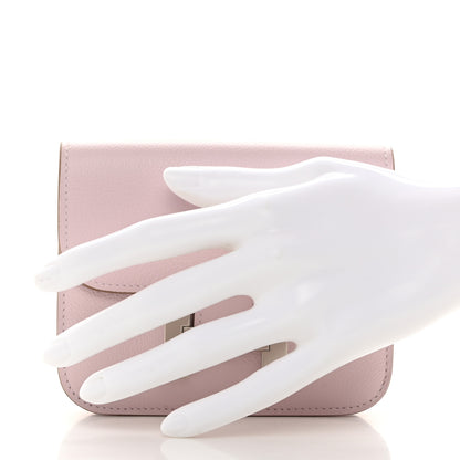 Hermes Evercolor Constance Slim Wallet Mauve Pale 3 of 9