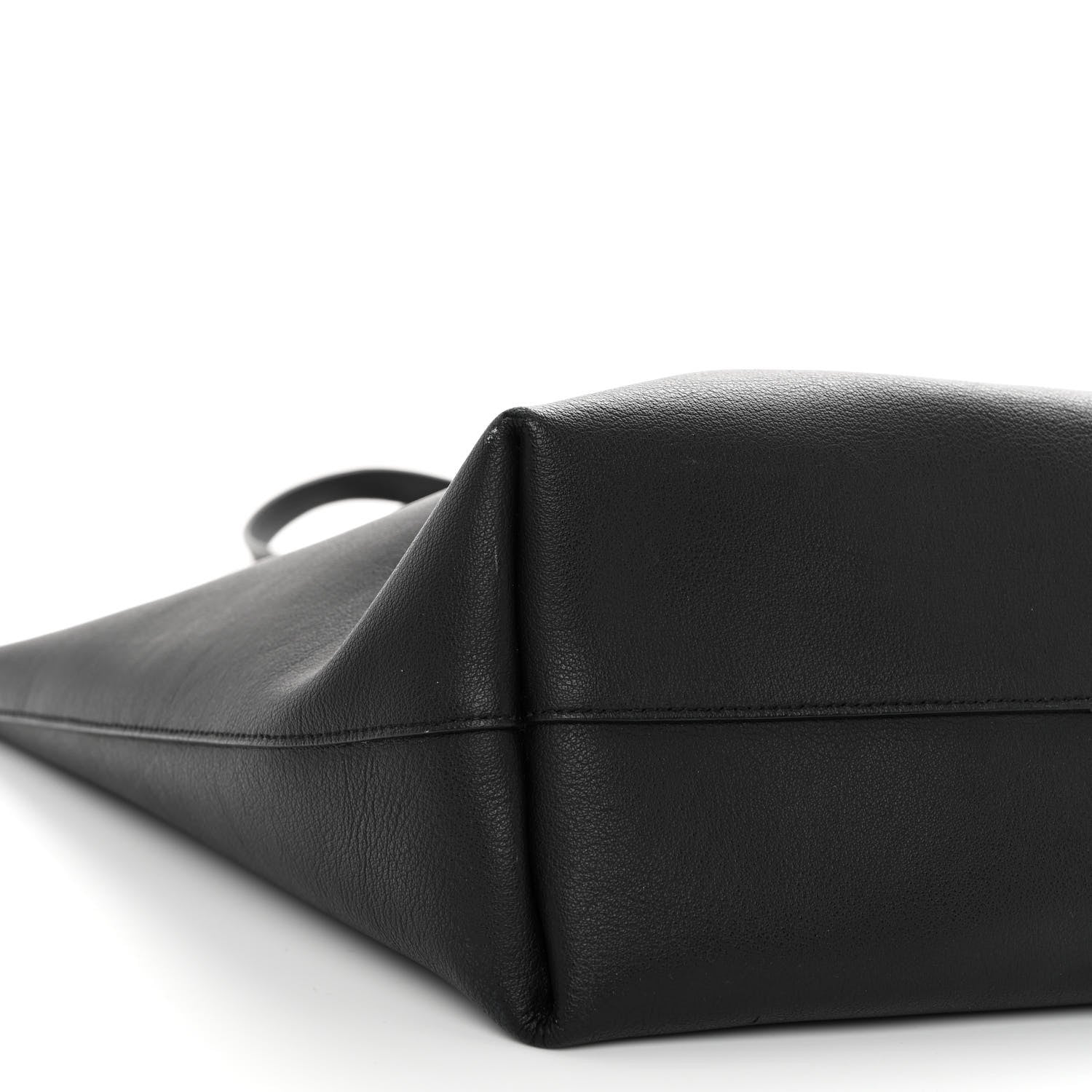 Saint Laurent Calfskin Large Shopping Tote Black 10 of 15