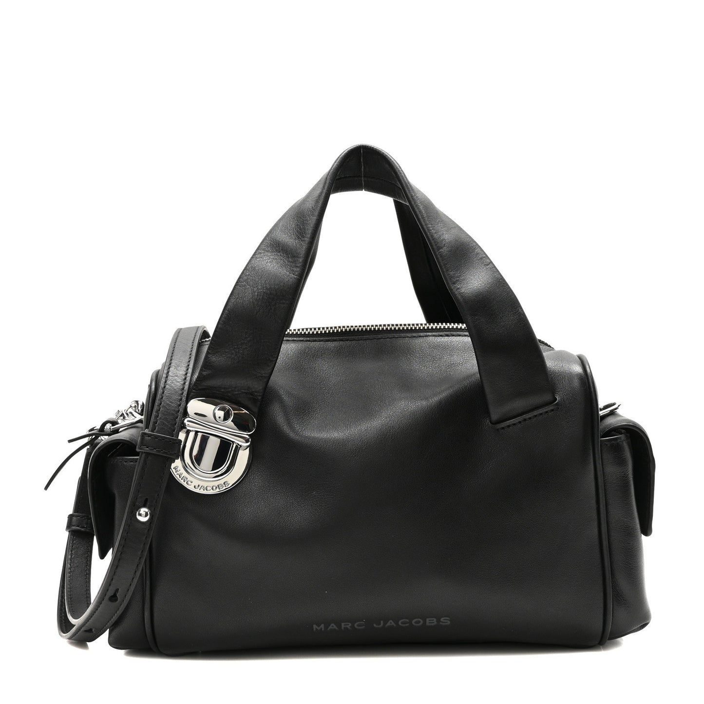 Mini Pushlock Satchel Black