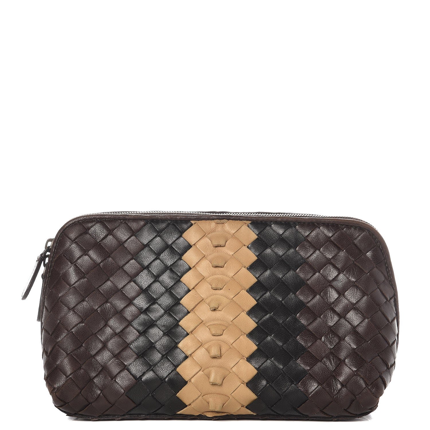 Bottega Veneta Nappa Intrecciato Cosmetic Case Multi 1 of 7