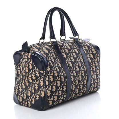 Christian Dior Monogram Boston Navy Blue 2 of 4