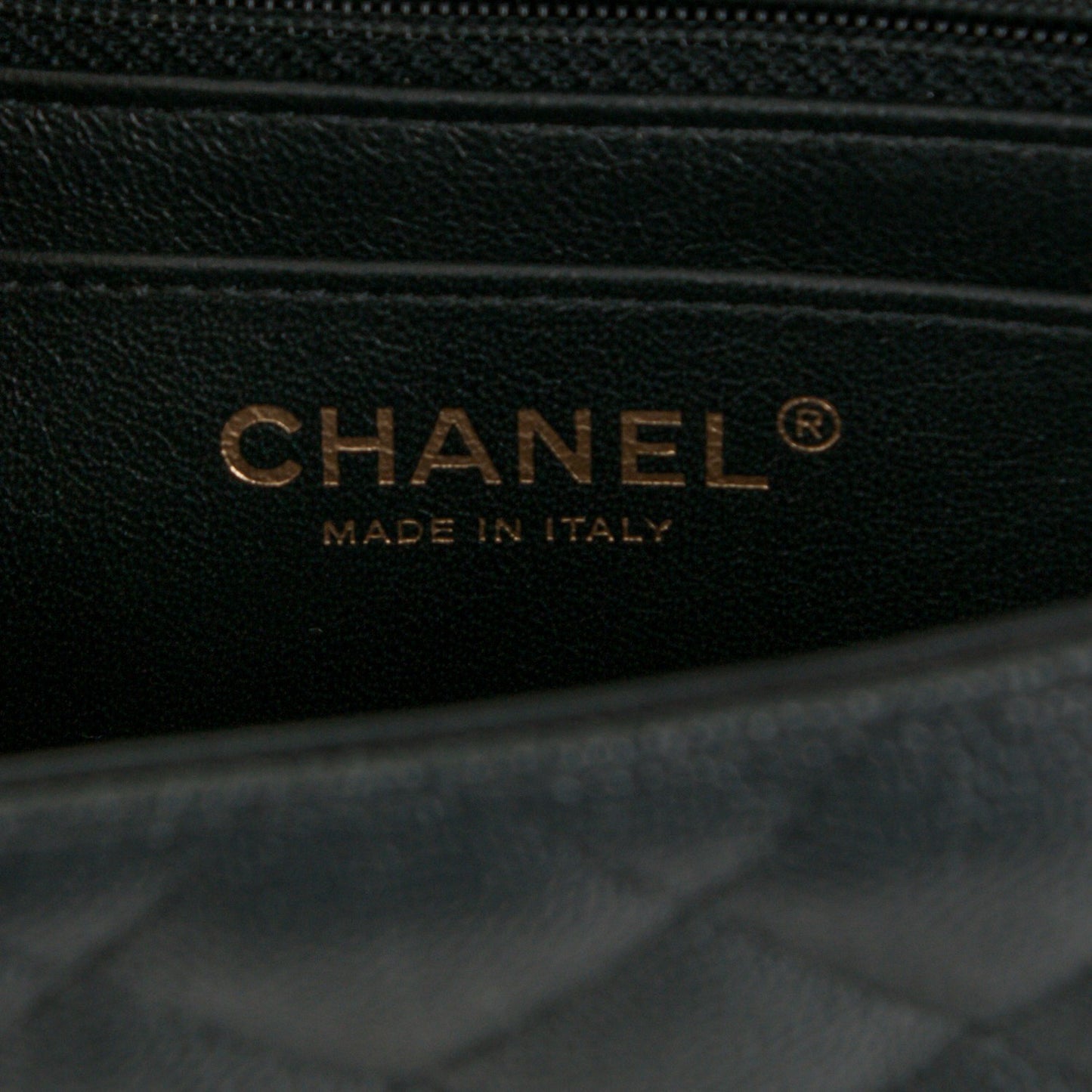 Caviar Quilted Mini Square Flap Black