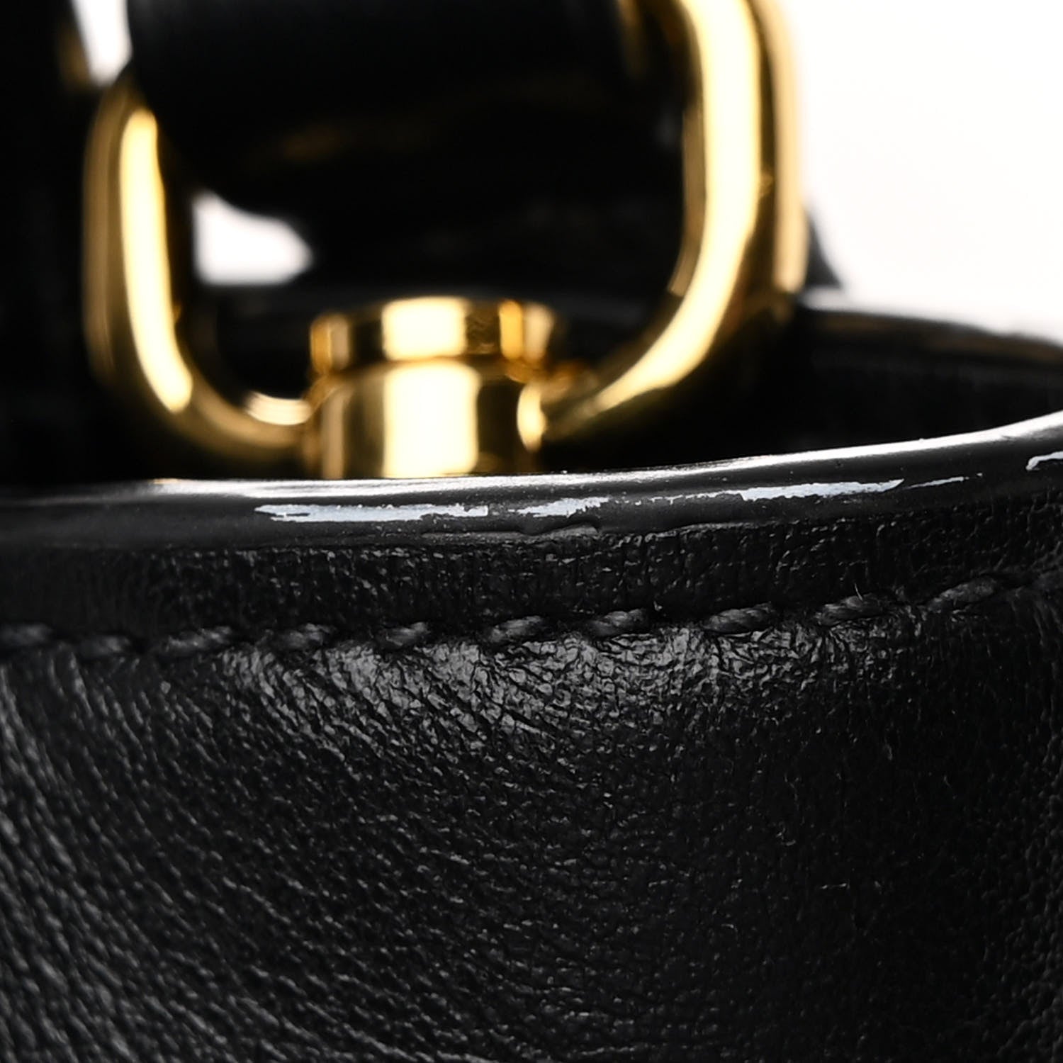 Prada Saffiano Soft Calfskin Small Zippered Tote Black 13 of 14
